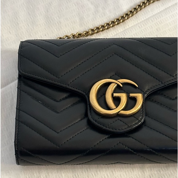 Gucci Marmont Chevron flap - Picture 3 of 11
